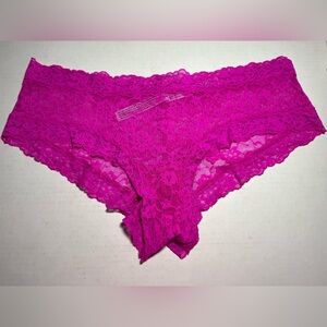 Victoria's Secret Fuchsia Lace Panty